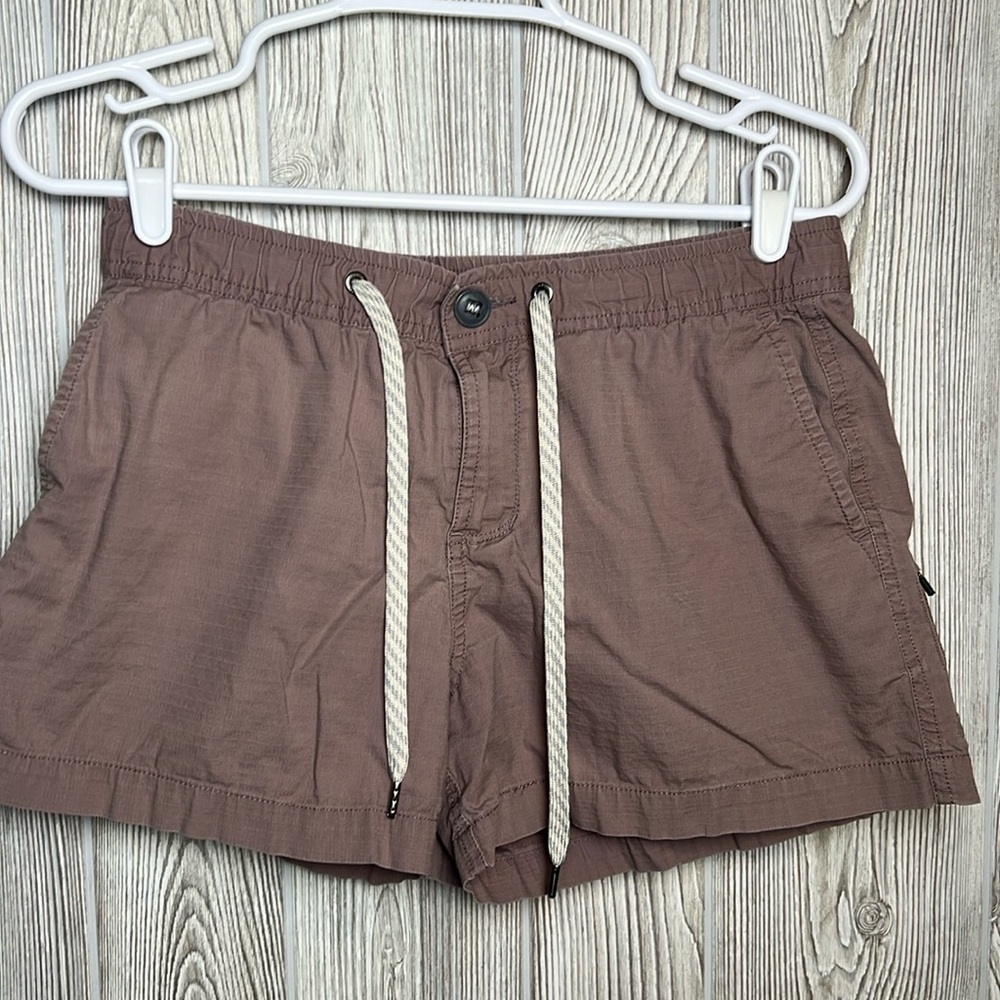 Vuori Women’s small Ripstop Shorts Hazel Organic Cotton 3” Inseam